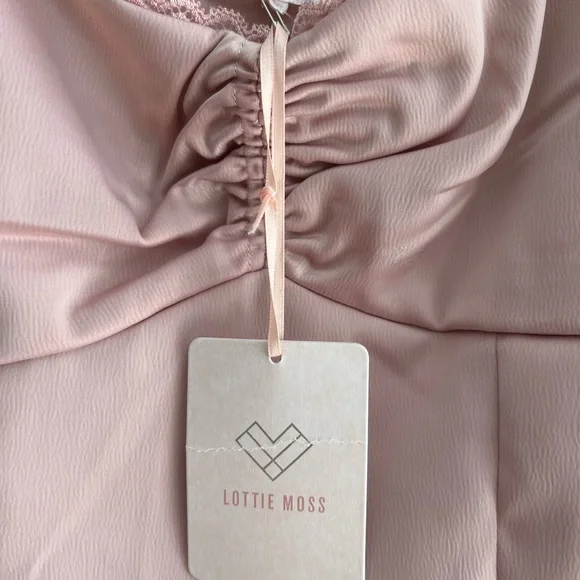 Lottie Moss Top Pink size small Pac Sun - Picture 4 of 5